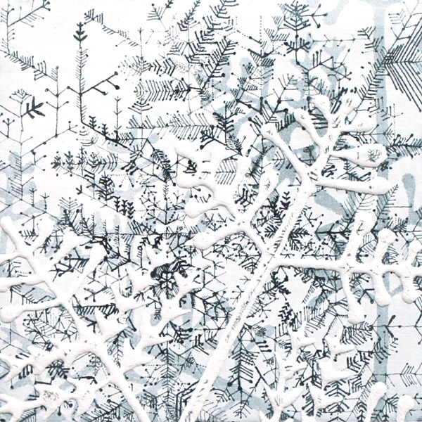 Endless Branches no.6, photopolymer plate etching and embossing