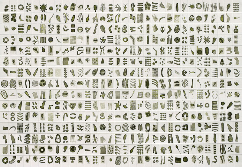 Micrarium no.9, ink on paper