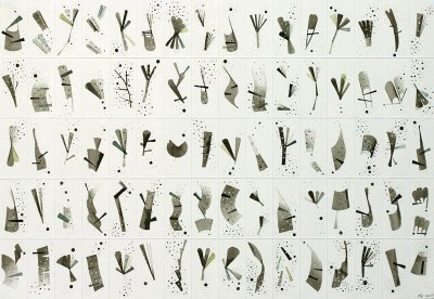 Façade no.2, ink on paper