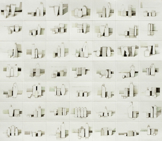 ink on paper, 33 x 38 cm