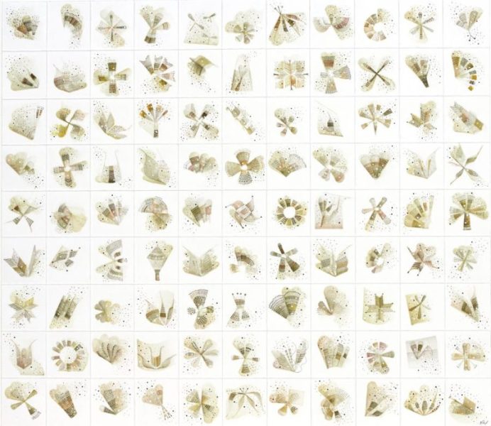 Sampling Samplers no.2, ink on paper