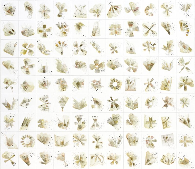 Sampling Samplers no.2, ink on paper